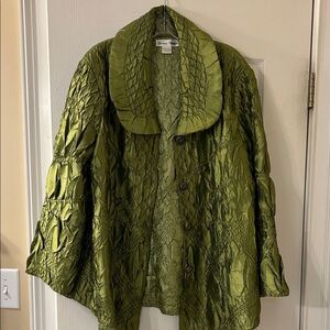 Textured Green Jacket